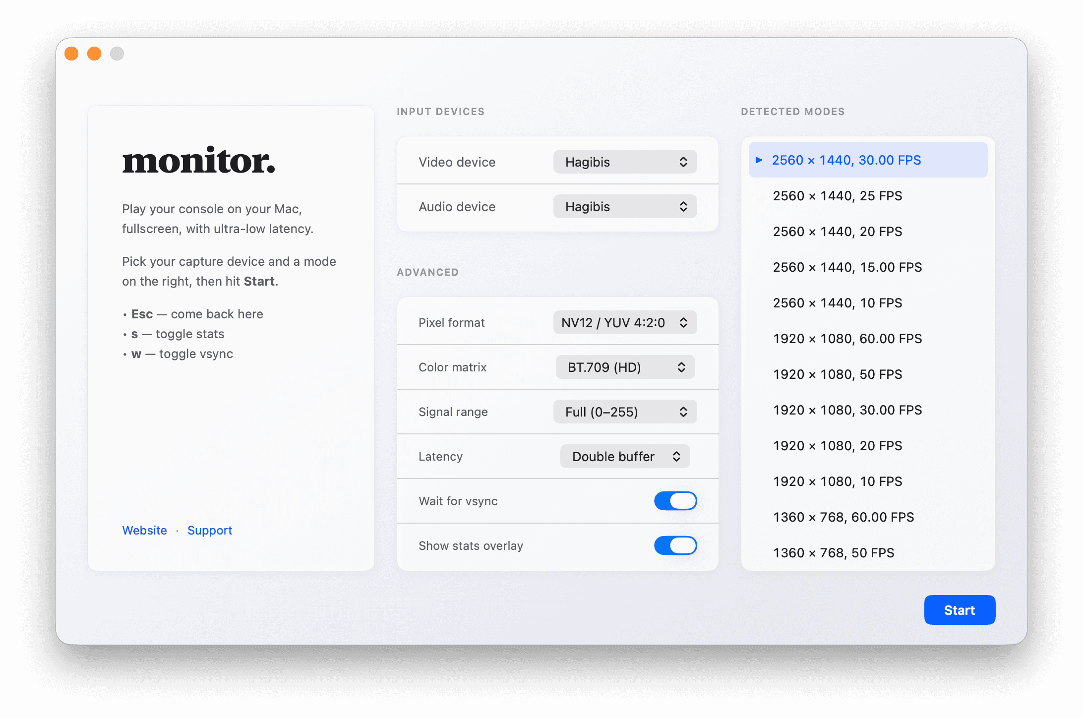 Screenshot of monitor.